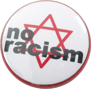 No racism Button